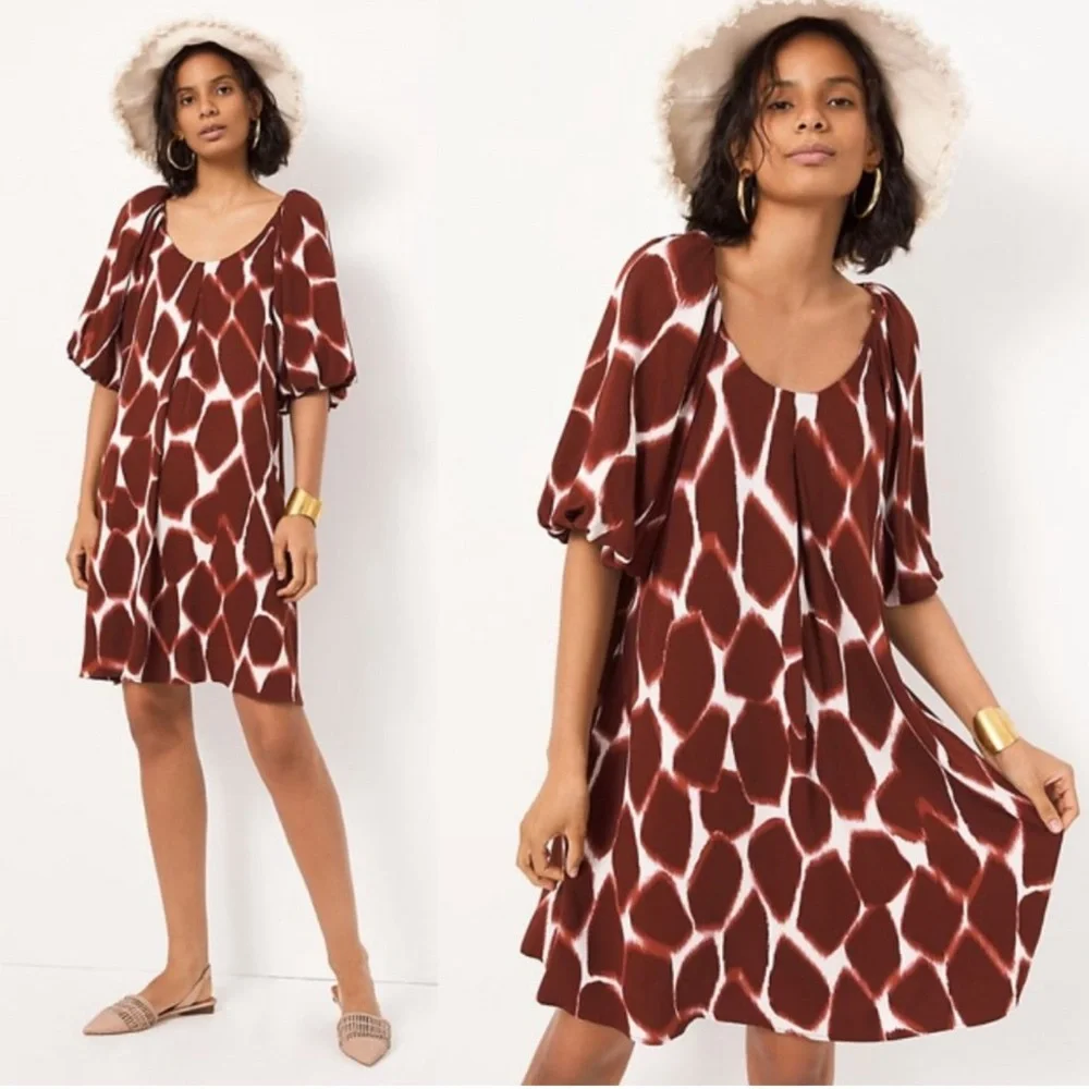Anthropologie Corey Lynn Calter Giraffe Tunic Dress